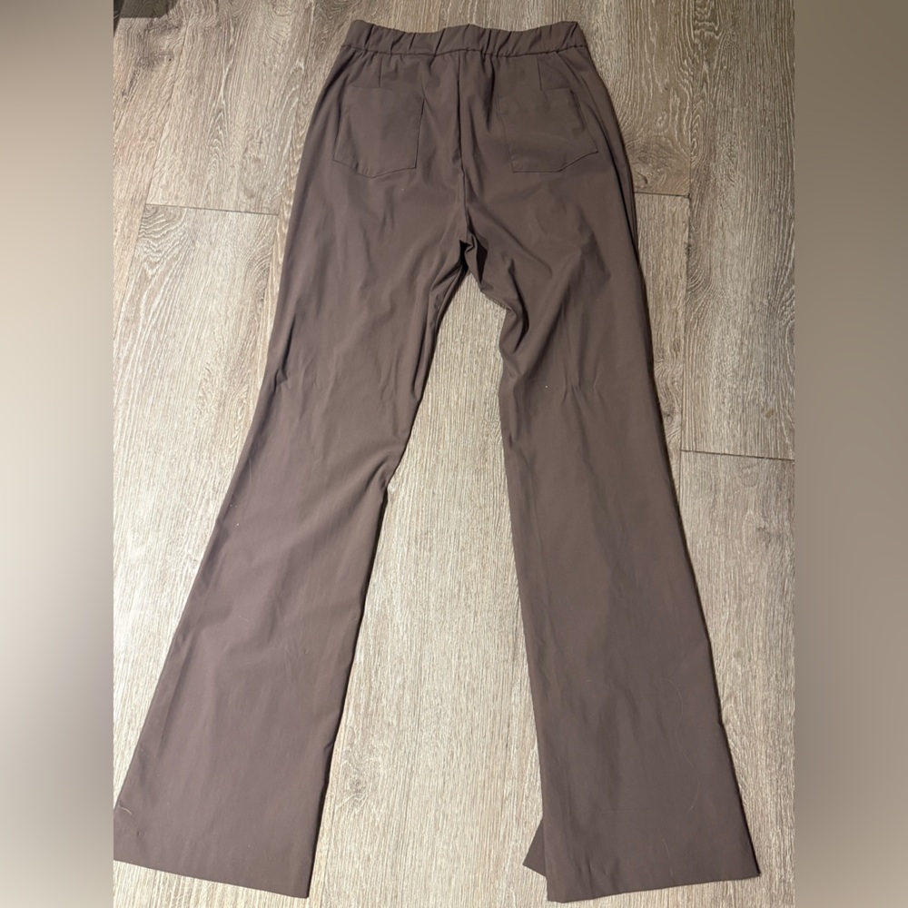 Moussy Studiowear Brown Straight-Leg Pants